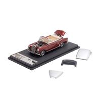 XIYUEYING 1 64 For Mercedes 300D Convertible Retro Car Model Magnetic Cover Alloy Simulation Vehicle Collection Vehicles Kit(Red)