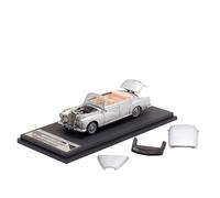 XIYUEYING 1 64 For Mercedes 300D Convertible Retro Car Model Magnetic Cover Alloy Simulation Vehicle Collection Vehicles Kit(Silver)