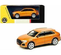 XIYUEYING 1 64 For RS Q8 Luxury Coupe SUV Car Model High Simulation Alloy Car Model Toys For Kids(Orange)