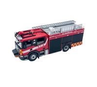 XIYUEYING 1 64 For Singapore 01 Fire Truck Die-cast Alloy Simulation Car Model Scene Ornaments Hobby Collection Motor Vehicles Toys