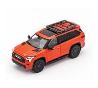 XIYUEYING 1:64 For TOYOTA Sequoia XK80 TRD Pro Car Model Kits Edition Alloy Diecast Toy Classical Collection Miniature Car ornaments models(Orange)