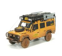 XIYUEYING For 1 18 Land Rover Defender 110 Camel Cup Sabah Dirty Alloy Simulation Car Model Ornament Vehicles Toys