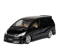XIYUEYING For Estima MPV 1 32 Alloy Material Children's Educational Toy Car Model With Sound And Light Vehicles Kit(Black)