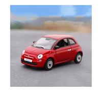 XIYUEYING For Fiat 500 Alloy Car Model Metal Electrostatic Souvenir Collection Ornaments 1 43 Vehicles Kit(2)