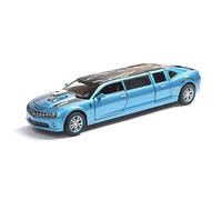 XIYUEYING For Hornet Extended Version 1 32 Children's Puzzle Car Model With Sound And Light Toy Vehicles Kit(Blue)
