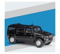 XIYUEYING For Hummer 2003 H2 SUV Metal Die Cast Muscle Car Model Collectibles Decor Gift 1 18 Motor Vehicles Toys(Black)