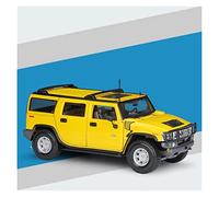 XIYUEYING For Hummer 2003 H2 SUV Metal Die Cast Muscle Car Model Collectibles Decor Gift 1 18 Motor Vehicles Toys(Yellow)