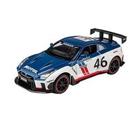 XIYUEYING For Nissan GTR Die-casting Metal Sound And Light Pull Back Children's Toy Model 1 24(3)