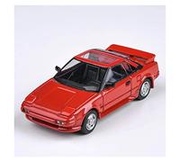XIYUEYING For Toyota 1985 Toyota MR2 MK1 Realistic Red Alloy Unopenable Toy Model 1/64 Miniature Car ornaments models(1)