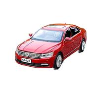 XIYUEYING For Volkswagen-Passat 1 32 Children's Puzzle Car Model With Sound And Light Toy Vehicles Kit(Red)
