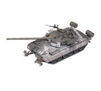 XIYUEYING Scale model 1/72 ARTISAN Russian T80U Main Battle Tank Snow Plastic Collectible Military Vehicle Military Vehicles