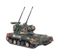 XIYUEYING Scale model 1/72 UNISTAR China Double 35 Anti-aircraft Gun Self-propelled Gun PGZ09 Alloy Tank Model Collection Military Vehicles