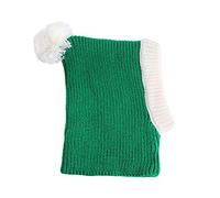 XIYUN Dog Cap Costume Decor Pet Cosplay Pet Warm for Small Medium Large Dogs Christmas Dog Accessories(L,Green)