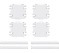 XIZHID 8 pcs Car Door Handle Protector Sticker For Ford Capri EV 2024 2025, Auto Hand Grip Protection, Scratch-resistant and wear-resistant