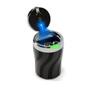 XIZHID Car Ashtray for VW T-ROC Cabriolet 1 (I) AC7 I 2019-2024, Easy Clean Up Removable with blue LED indicator High Temperature Resistant Large Capacity Car Home Office Outdoor