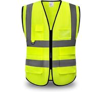 XIZHID High Visibility Car Reflective Warning Vests for VW Golf 8 R-Line 2020-2023, Safety Waistcoat, High Visibility hi viz vis Executive Waistcoat, XL