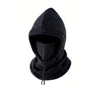 Xizhounianfeng Keep Warm & Cozy: 101g Lightweight Balaclava for Winter - Windproof Fleece Face Mask for Skiing, Cycling, and Outdoor Sports(Black)