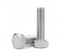 XIZONLIN 304 Stainless Steel Hex Bolts Hex Head Machine ScrewsM4x25mm (30 pcs)