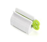 XIZONLIN 5Pcs Toothpaste Squeezer Rolling Tube Squeezer Plastic Toothpaste Dispenser Rotate Toothpaste Seat Holder Stand Roller Squeezer for Bathroom Green