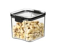 XIZONLIN Airtight Food Storage Container Plastic Clear Kitchen Storage Jars Pantry Organizers Containers with Lids for Cereal Flour Sugar Nuts Pasta Rice 700ML