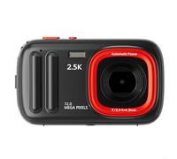 XJ04 Mini Kids Camera 2 5K HD Autofocus with 72MP Resolution and 16X Zoom for Young Explorers (Black)