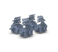 XJ700224 1/700 Ship Model Upgrade US Navy US MK 37 Radar Base with MK 22 Radar Antenna