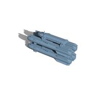 XJ72227A 1/72 Model Upgrade US Air Force AGM114 Hellfire Anti-Tank Missile 4 Row