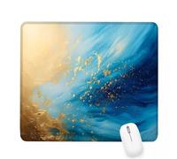 Xjaopfei Blue Mouse Pad 400x300x3mm Simple Small Mouse Mat with Rubber Base Slogan Non-Slip Splash Resistant Surface Portable Desk Mat for Office, Home Gaming Desktop Decor, Men Gifts J-89