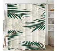 Xjaopfei Blue Shower Curtains for Bathroom 150x170cm, Long Waterproof Bath Curtain, Extra Large Polyester Fabric Window Drapes with 12 Hooks, Weighted Hem Showering Panel, Haima 60x67Inch J-418