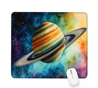 Xjaopfei Colorful Mouse Pad 360x300x3mm Universe Small Mouse Mat with Rubber Base Slogan Non-Slip Splash Resistant Surface Portable Desk Mat for Office, Work Home Gaming, Men's Gifts J-251