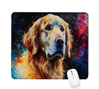 Xjaopfei Green Mouse Pad 290x240x3mm Dog Small Mouse Mat with Rubber Base Slogan Non-Slip Splash Resistant Surface Portable Desk Mat for Office, Home Gaming Desktop Decor, Men's Gifts J-331