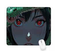 Xjaopfei Green Mouse Pad 340x280x3mm Figure Small Mouse Mat with Rubber Base Slogan Non-Slip Splash Resistant Surface Portable Desk Mat for Office, Home Gaming Desktop Decor, Men Gifts J-465
