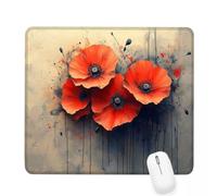 Xjaopfei Grey Mouse Pad 320x260x3mm Plant Small Mouse Mat with Rubber Base Slogan Non-Slip Splash Resistant Surface Portable Desk Mat for Office, Home Gaming Desktop Decor, Men Gifts J-605