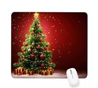 Xjaopfei Red Mouse Pad 400x300x3mm Tree Small Mouse Mat with Rubber Base Slogan Non-Slip Splash Resistant Surface Portable Desk Mat for Office, Home Gaming Desktop Decor, Men's Gifts J-985