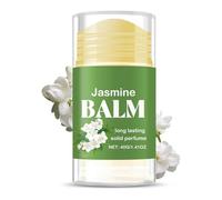 XJBD Jasmine Solid Perfume Stick for Women, 40g Lightweight Long-Lasting Portable Perfume Balm with Floral Scent, Moisturizing Skin Stick for Daily Use, Gifts for Her