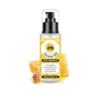 XJBD New Cover Propolis Revitalizing Facial & Body Oil | 100ml Hydrating Skin Care Essential Oil with Turmeric Extract & Hyaluronic Acid, Non-Greasy Formula for Glowing Skin