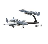 XJBTBA 1/100 Scale A-10 A10 FOR Thunderbolt II Warthog Hog Attack Plane Fighter Diecast Metal Aircraft Model Planetoy Set(A-10C Shark HH)