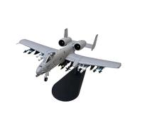 XJBTBA 1/100 Scale A-10 A10 FOR Thunderbolt II Warthog Hog Attack Plane Fighter Diecast Metal Aircraft Model Planetoy Set(A-10A Shark DS)