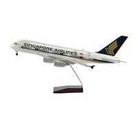 XJBTBA 1 160 For Singapore Airlines Airbus A350 Airplane Model Scale Resin With Lights Planetoy Set(A380)
