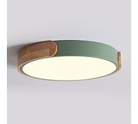 XJBTBA 12W Round Ceiling Light Lamp Tri-Tone Ultra-Thin 2.3 Inches Embedded Installation Close to Fixtures Minimalist Living Room Entrance