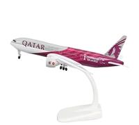 XJBTBA 20cm Alloy Metal AIR for QATAR Airways Boeing 777 Airplane Model Diecast Air Plane Aircraft Planetoy Set