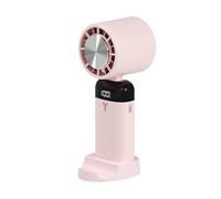 XJBTBA 3600mAh Mini Handheld Fan Portable Refrigeration Cooling Desk Folding Hanging Neck Air Cooler For Outdoor Powerful Cooling(White 3600Mah)