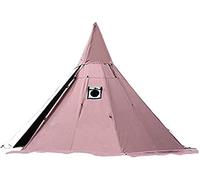 XJBTBA 4 Season Teepee Tent with Stove Jack, Height 7.8FT/240CM Hopeful, Coffee