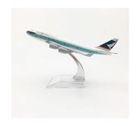 XJBTBA Airplane Model 1:400 For Hong Kong Cathay Pacific Boeing 747 Metal Airplane Model Aircraft Model With Stand Exquisite Collection Gift