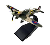 XJBTBA Airplane Model 1/72 For WWII British Spitfire Fighter Plane Diecast Metal Airplane Aircraft Ornament Model Exquisite Collection Gift