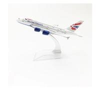 XJBTBA Airplane Model 16CM For BRITISH AIRWAYS A380 Aircraft Model Alloy Aircraft Model Aircraft Model With Stand Exquisite Collection Gift