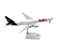 XJBTBA Alloy Collectible Plane Gift 1 200 For FedEx Boeing 777-200LRF EcoDemonstrator Diecast Aircraft Jet Model Planetoy Set