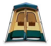 XJBTBA Beach Changing Canopy, Pop-Up Privacy Shower Tent, Outdoor Shower, with Advanced Ventilation and Easy Assembly, Easy Setup, Foldable with Carry Bag (Green Blue) beautiful scenery
