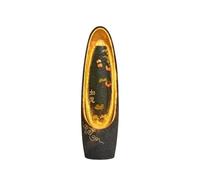 XJBTBA Cascading Rock Outdoor European Style Flowing Fountain, Living Room Feng Shui Wheel Circulating Water Humidifier Office Landscape Decoration Ornaments for a Calming in Outdoor(Black)