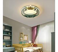 XJBTBA Ceiling lamp chandelier Cartoon Frog Ceiling Light Fixture Flush Mount Chandelier, Room LED Lighting Fixture, Dimmable Close to Ceiling Lamp Compatible with Room Boy's Girl's Bedroom Nursery